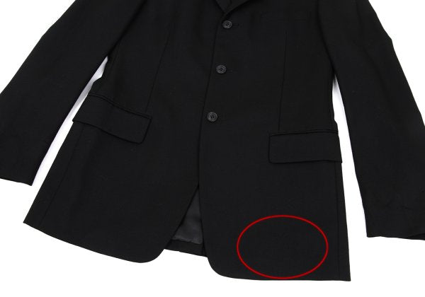 DRIES VAN NOTEN Wool Jacket Black Size 48