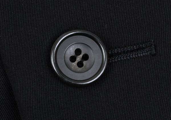 Yohji Yamamoto FEMME Wool Gabardine Dart Skirt Black Size SS