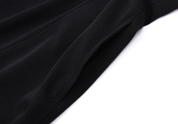 Yohji Yamamoto FEMME Wool Gabardine Dart Skirt Black Size SS