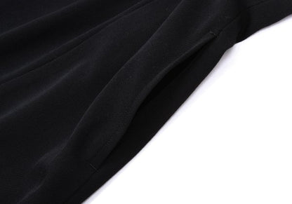Yohji Yamamoto FEMME Wool Gabardine Dart Skirt Black Size SS