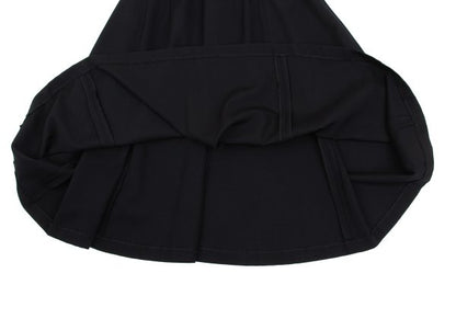 Yohji Yamamoto FEMME Wool Gabardine Dart Skirt Black Size SS