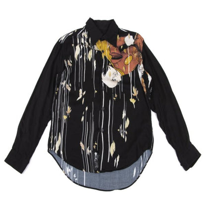 Ground Y x CYBORG 009 24AW Rayon Joe Shirt Black Size 3