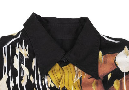 Ground Y x CYBORG 009 24AW Rayon Joe Shirt Black Size 3