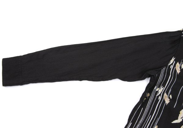 Ground Y x CYBORG 009 24AW Rayon Joe Shirt Black Size 3