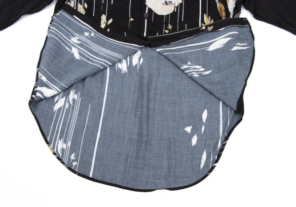 Ground Y x CYBORG 009 24AW Rayon Joe Shirt Black Size 3