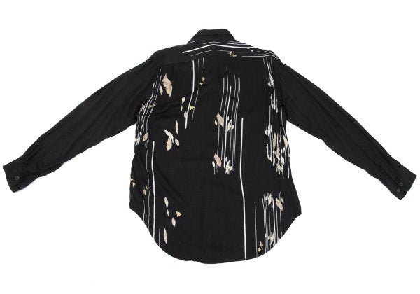 Ground Y x CYBORG 009 24AW Rayon Joe Shirt Black Size 3