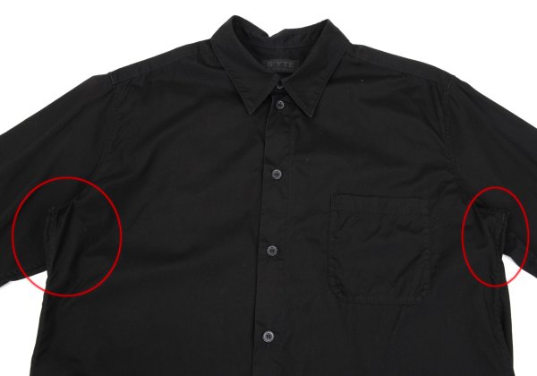 s'yte Broadcloth Long Sleeve Shirt Black Size 3