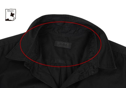 s'yte Broadcloth Long Sleeve Shirt Black Size 3