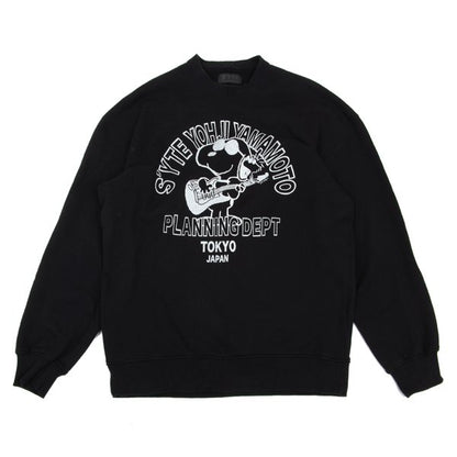 S'YTE x Peanuts 23AW Woodstock Sweatshirt Black Size 4