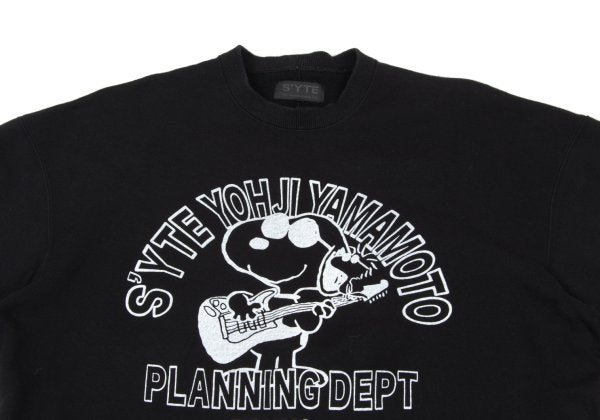 S'YTE x Peanuts 23AW Woodstock Sweatshirt Black Size 4