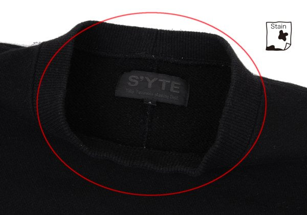 S'YTE x Peanuts 23AW Woodstock Sweatshirt Black Size 4