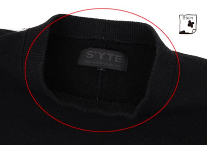 S'YTE x Peanuts 23AW Woodstock Sweatshirt Black Size 4