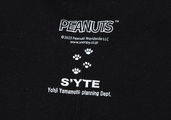 S'YTE x Peanuts 23AW Woodstock Sweatshirt Black Size 4