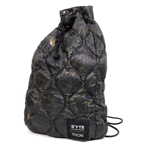 TAION s'yte Camo Quilting Down 2-Way Mini Bonsac Black/Khaki