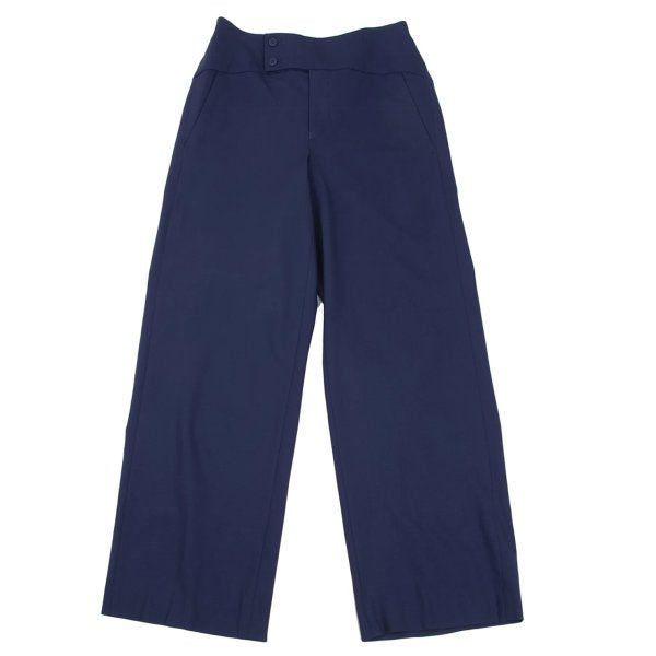 ISSEY MIYAKE Wool Stretch Straight Pants Navy Size 2