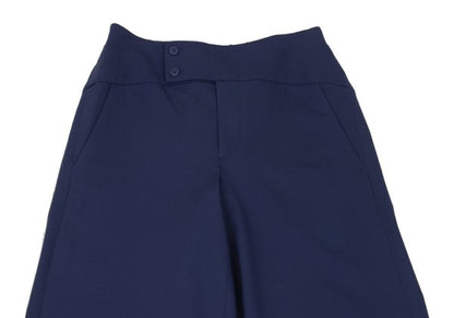 ISSEY MIYAKE Wool Stretch Straight Pants Navy Size 2