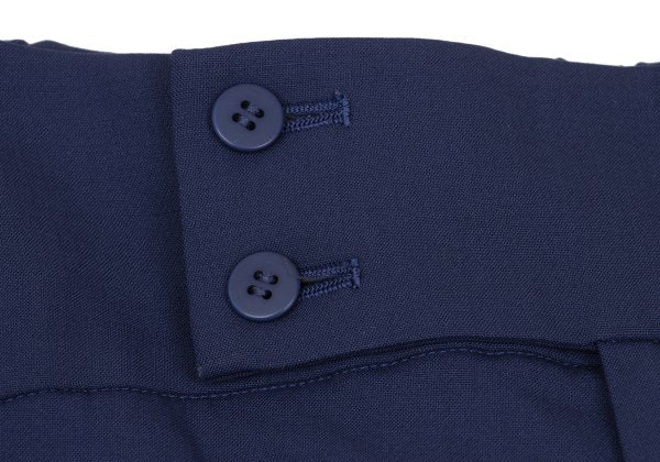 ISSEY MIYAKE Wool Stretch Straight Pants Navy Size 2
