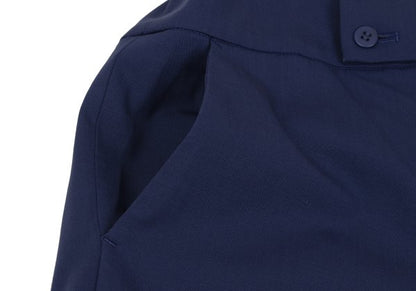 ISSEY MIYAKE Wool Stretch Straight Pants Navy Size 2