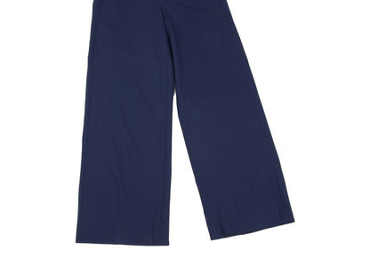 ISSEY MIYAKE Wool Stretch Straight Pants Navy Size 2