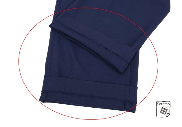 ISSEY MIYAKE Wool Stretch Straight Pants Navy Size 2