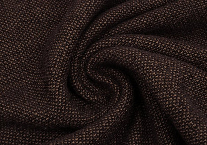 KENZO HOMME Wool Blend Patch Pocket Mock Knit Brown Size M
