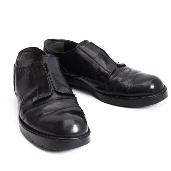 Y's for men Leather Slip-On Dress Shoes Black Size 5 (27cm)