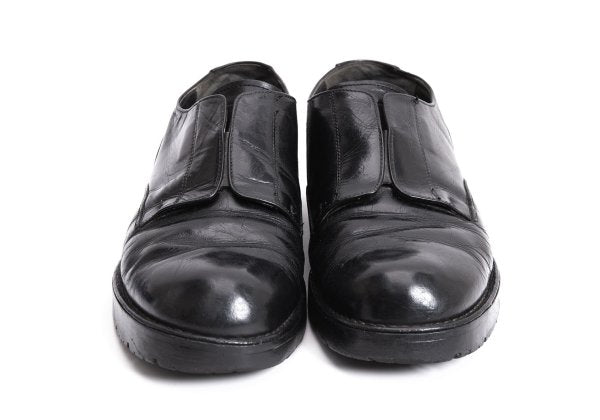Y's for men Leather Slip-On Dress Shoes Black Size 5 (27cm)