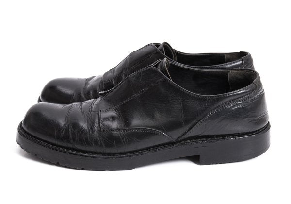 Y's for men Leather Slip-On Dress Shoes Black Size 5 (27cm)