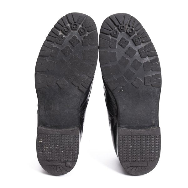 Y's for men Leather Slip-On Dress Shoes Black Size 5 (27cm)