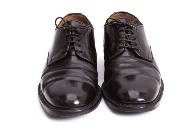 ISSEY MIYAKE Leather Lace-up Dress Shoes Brown Size 26cm