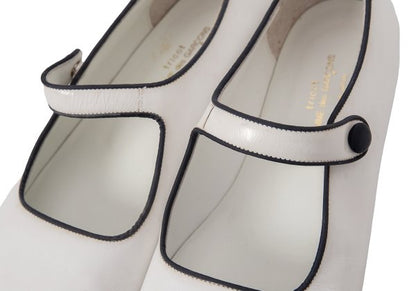 tricot COMME des GARCONS Leather Shoes White Sneakers Size 23.5CM