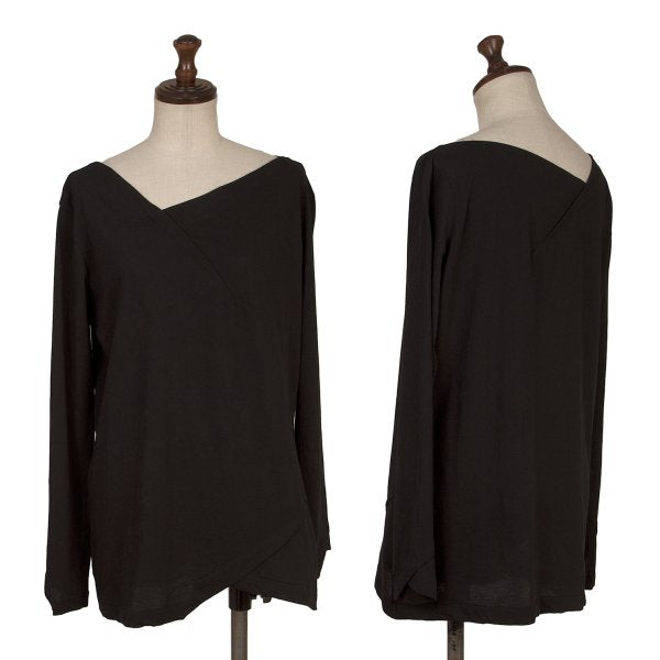 Yohji Yamamoto NOIR Cotton Panel Design Top Size 2