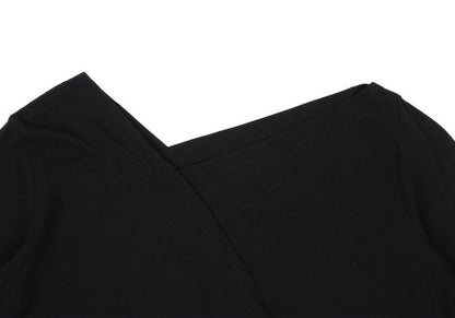 Yohji Yamamoto NOIR Cotton Panel Design Top Size 2