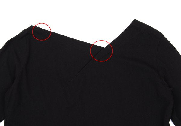 Yohji Yamamoto NOIR Cotton Panel Design Top Size 2