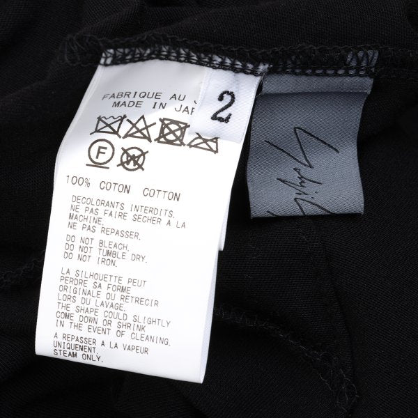 Yohji Yamamoto NOIR Cotton Panel Design Top Size 2