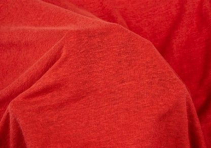 Y's Cotton Blend Flower Jacquard Long Sleeve Tee Red Size 2