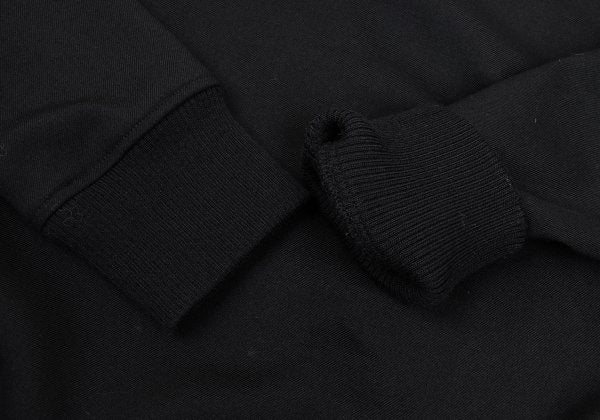 Y's PINK Stretch Wool Back Long Tunic Black Blouse Size 2