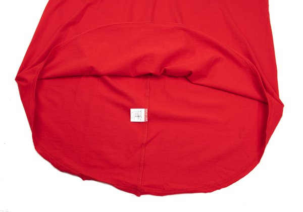 s'yte Cotton Cutoff Raglan T-Shirt Red Size M