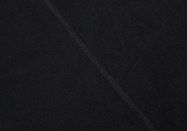 S'YTE Black Cotton Raw Edge Layered Turtleneck Top Size M
