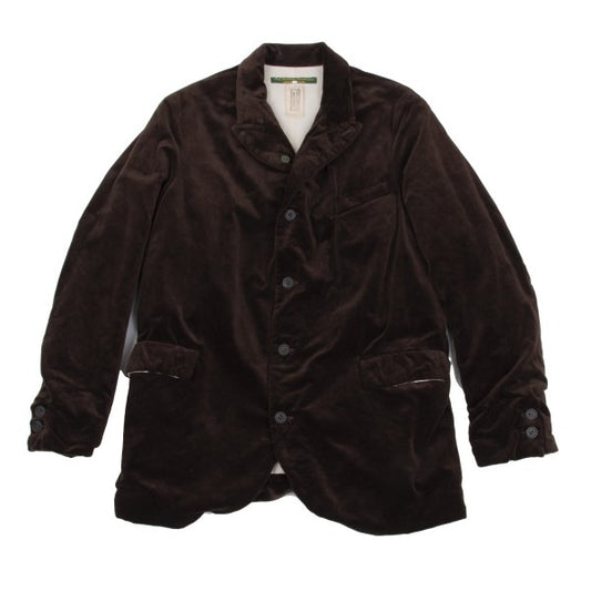 Paul Harnden Velvet Blazer Jacket Brown Size M