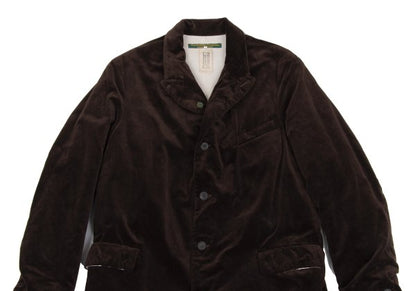 Paul Harnden Velvet Blazer Jacket Brown Size M