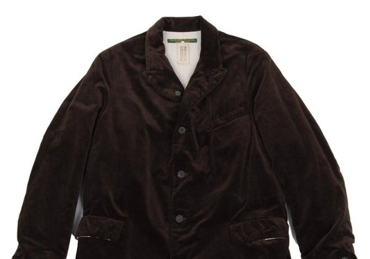 Paul Harnden Velvet Blazer Jacket Brown Size M