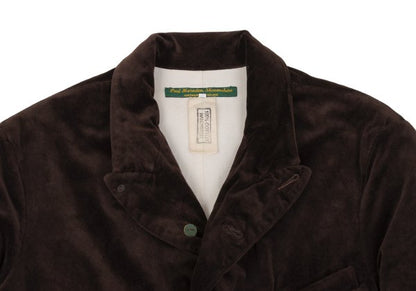 Paul Harnden Velvet Blazer Jacket Brown Size M