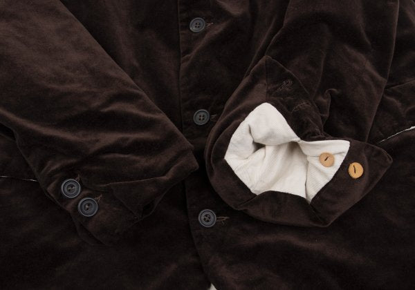 Paul Harnden Velvet Blazer Jacket Brown Size M