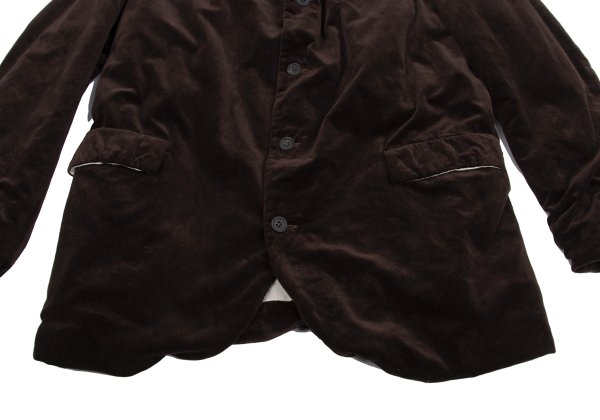 Paul Harnden Velvet Blazer Jacket Brown Size M