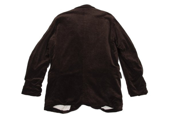 Paul Harnden Velvet Blazer Jacket Brown Size M