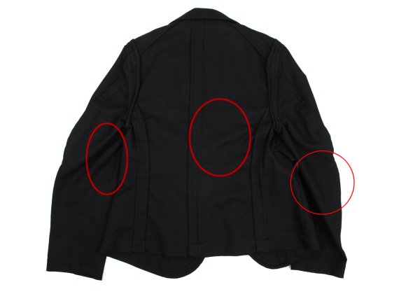COMME des GARCONS Inside Out Design Jacket Black Size M