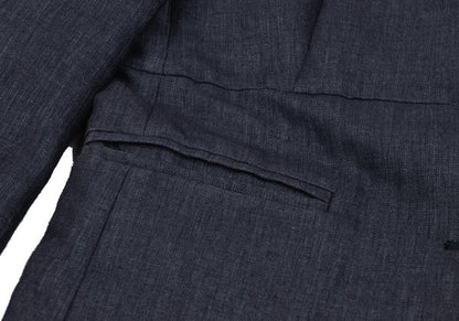 Paul Smith LONDON Cotton Linen Panel Coat Navy Size 38