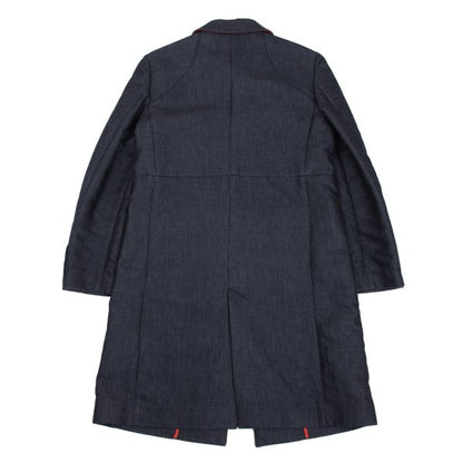 Paul Smith LONDON Cotton Linen Panel Coat Navy Size 38