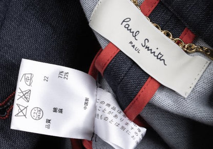 Paul Smith LONDON Cotton Linen Panel Coat Navy Size 38